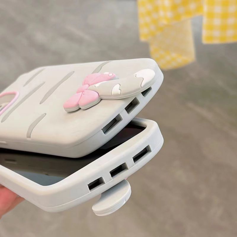 Lindo gatito Fundas de teléfono de silicona para iPhone 14 14Pro 13 12 11 conchas de prevención