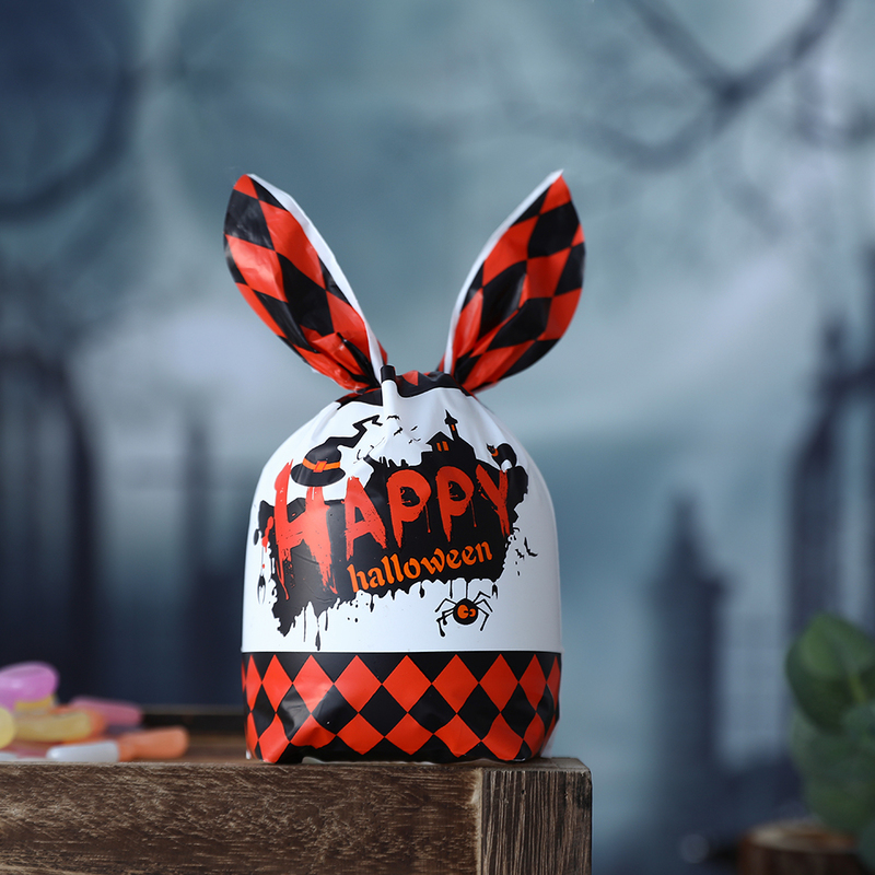 Altri articoli feste eventi 50 pezzi Sacchetto imballaggio di caramelle di Halloween Decorazione Zucca Bambini Dolcetto o scherzetto Borsa cosplay Dolci di Halloween Biscotti Regali Imballaggio 220829