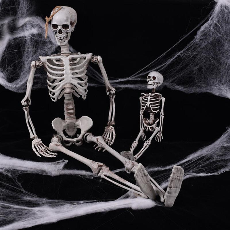 Другое мероприятие поставляет Halloween Posable Life Size Human Skeleton для взрослого ребенка с изгибающими суставами для тела человеческие кости, оформление в помещении 220829