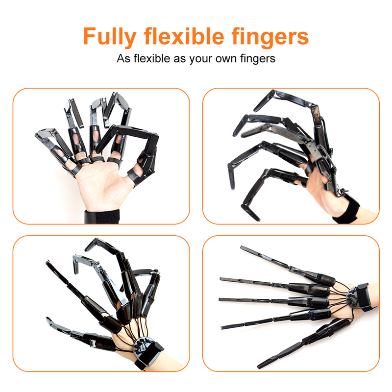 Autres fournitures de fête d'événement e Halloween Articulé Doigts Halloween Doigts Gants Extensions Halloween Décoration Accessoires Horreur Fantôme Griffe Mobile 220829