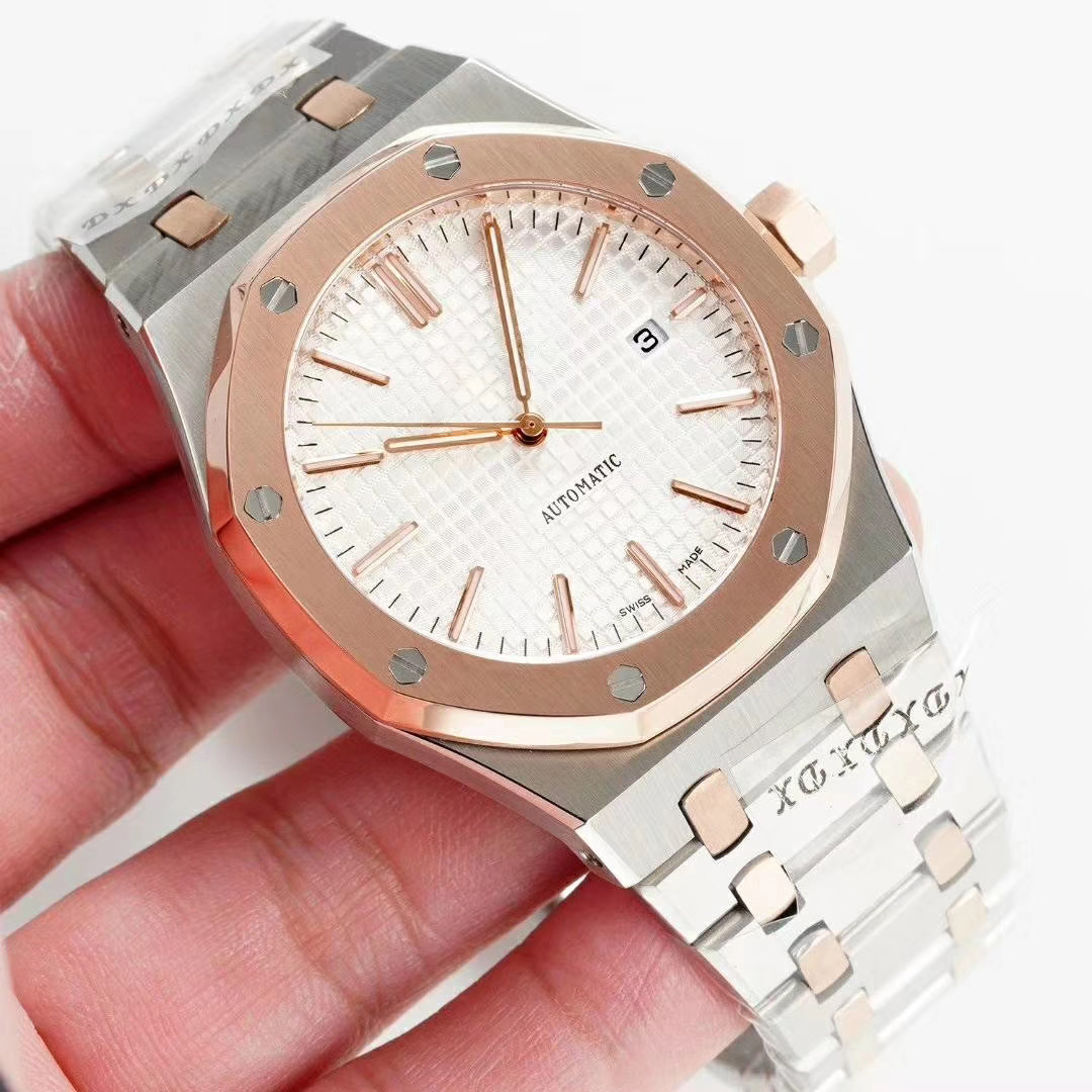 2023 Herrenuhren Automatische mechanische Bewegung Uhr Luxus Roségold Designer 904L Armband Männer Armbanduhr AAA Qualität Bus196D