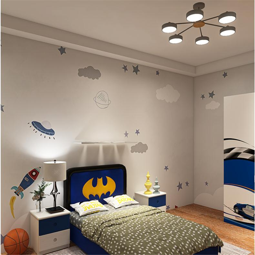 Carta da parati semplice cartone animato bambini muro muro di stoffa da letto da letto sfondo murale sfondo semplice cartone animato sfondo