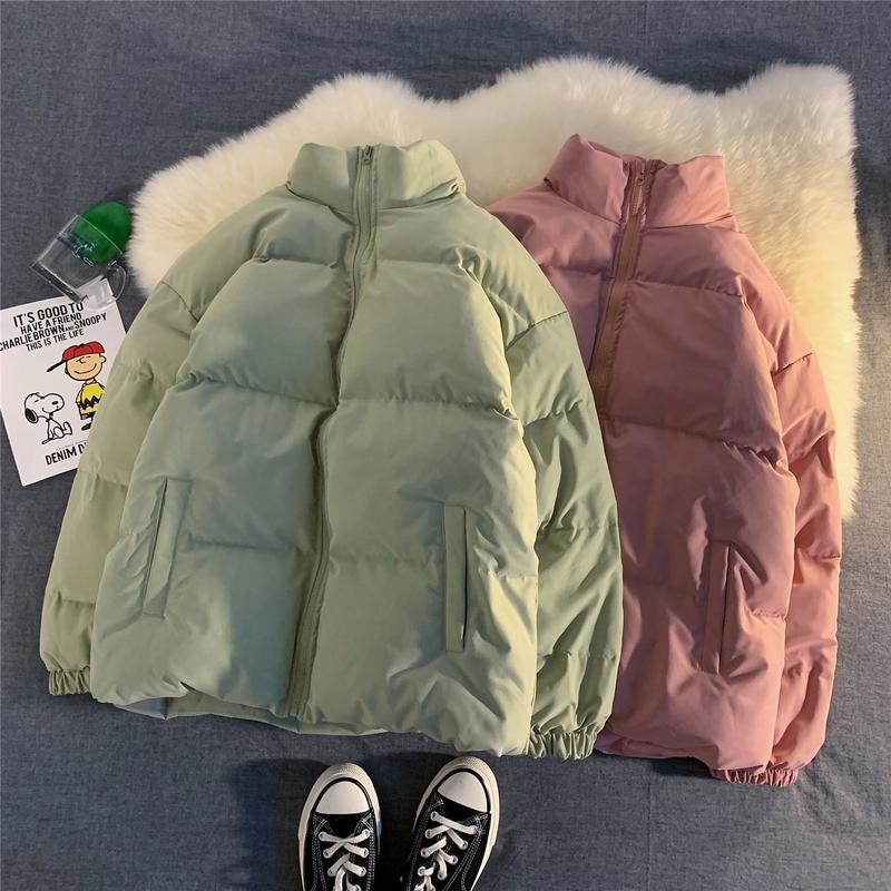 Heren Down Parka Mannen Harajuku Kleurrijke Bubble Jas Winterjas Heren Streetwear Hip Hop Parka Koreaanse Zwarte Kleding Puffer jassen 220829