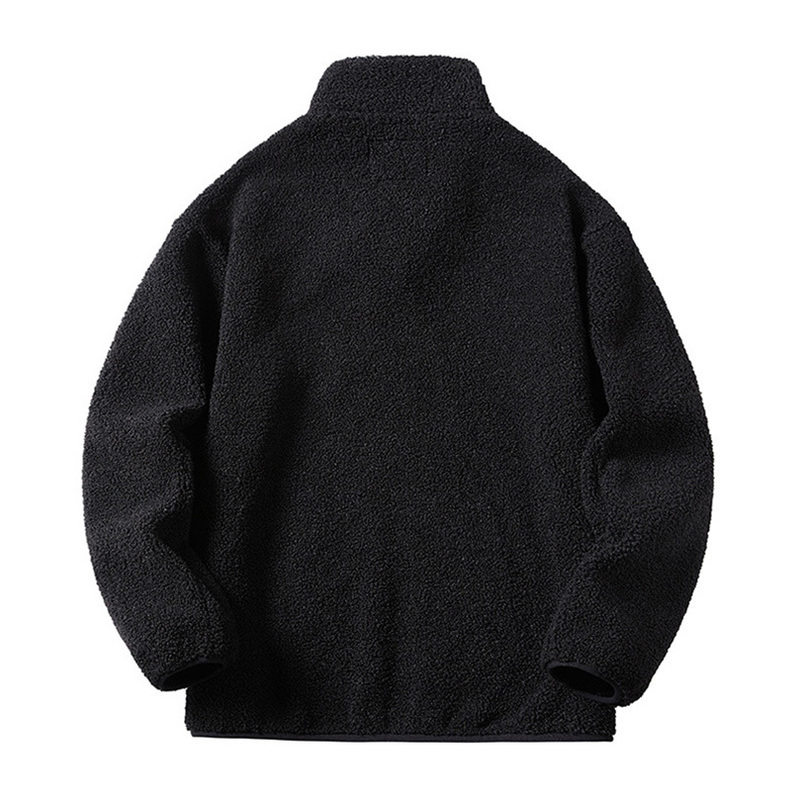 Herrjackor unisex lamm ull neddy kappa män kvinnor kashmir fleece jacka tonåring par varma kläder pojke flickor varsity techwear vår 220829