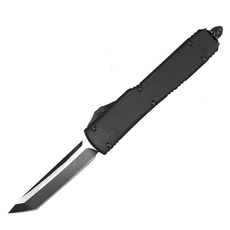 R8237 Автоматический тактический нож D2 Двухцветный лезвие Zn-Al сплав сплавных сплавов.
