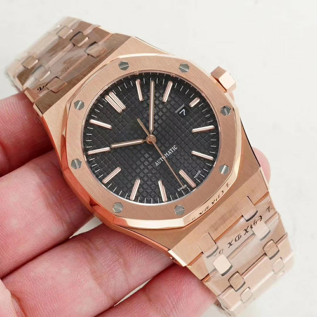 2023 Herrenuhren Automatische mechanische Bewegung Uhr Luxus Roségold Designer 904L Armband Männer Armbanduhr AAA Qualität Bus196D