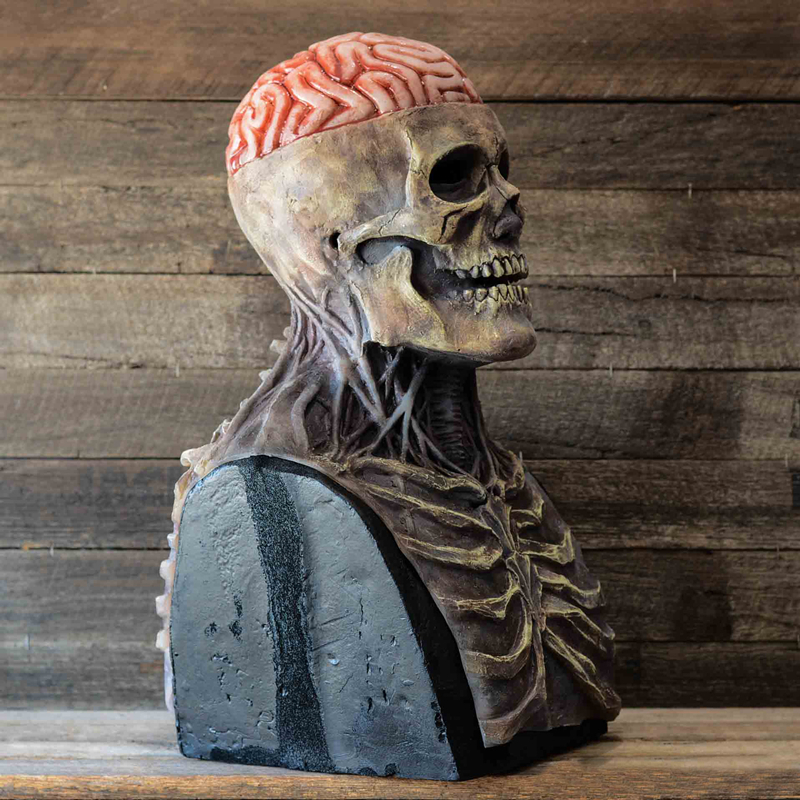 أقنعة الحفلات Halloween Latex Skull Mask Mask Mask Cosplay Decor Decor Skull Model of Medicine Headon Skeleton القوطية الديكور 220829