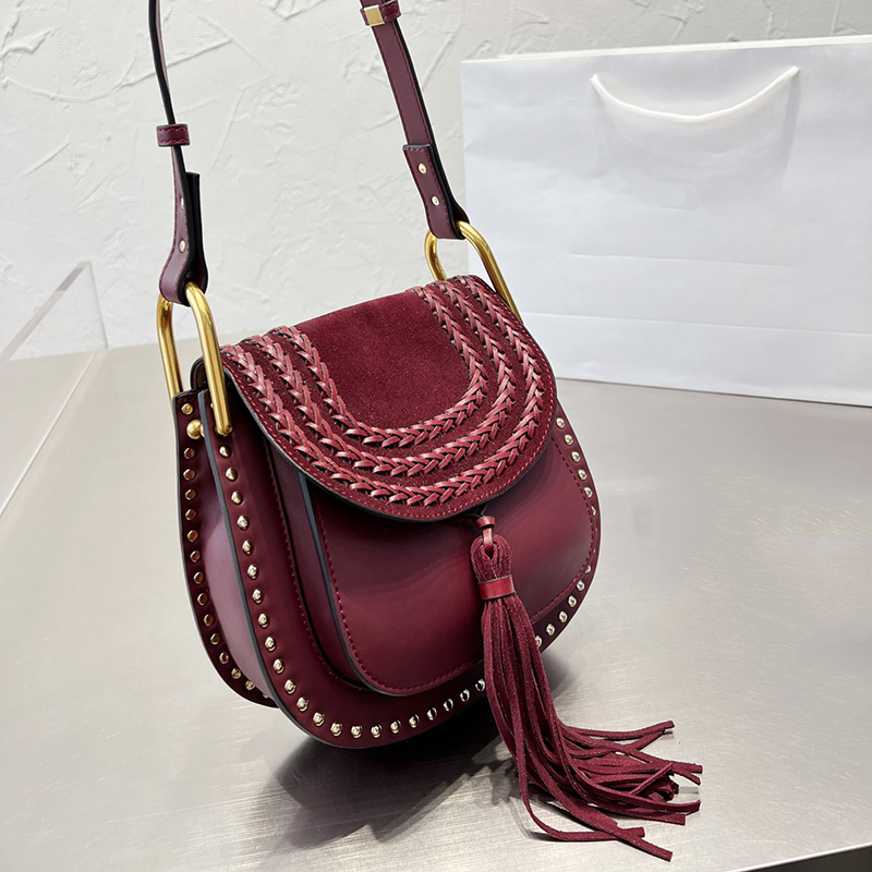 Sacs Designer Sac à main Crossbody Sac à main Classique Hudson Tassels Sac à bandoulière Marques Femmes Messenger Sac à main Mode Selle Sacs fourre-tout Rabat Portefeuille