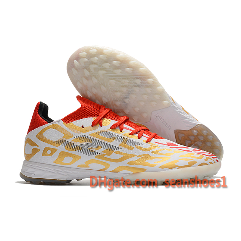هدية جوارب كرة القدم أحذية رجال كرة القدم أحذية داخلية العشب كرة القدم X speedflow.1 TF اللون الأحمر الأزرق الأرجواني الأرجواني الذهب الأبيض الكاحل البرتقالي Botas de Futbol Size US6.5-11.5