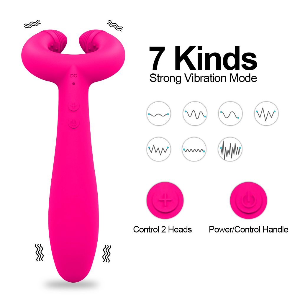 Skönhetsartiklar dubbel penetration 3 motorer dildo vibrator sexiga leksaker för kvinnor män vuxna par nippel klitoris vagina penis stimulator massager