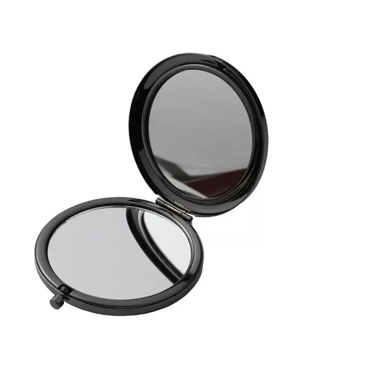 NOUVEAUSublimation Miroirs De Maquillage Fer 2 Visage DIY Blanc Plaqué 4 Couleurs Feuille D'aluminium Fille Cadeau Cosmétique Compact Miroir Portable Decorat DH88