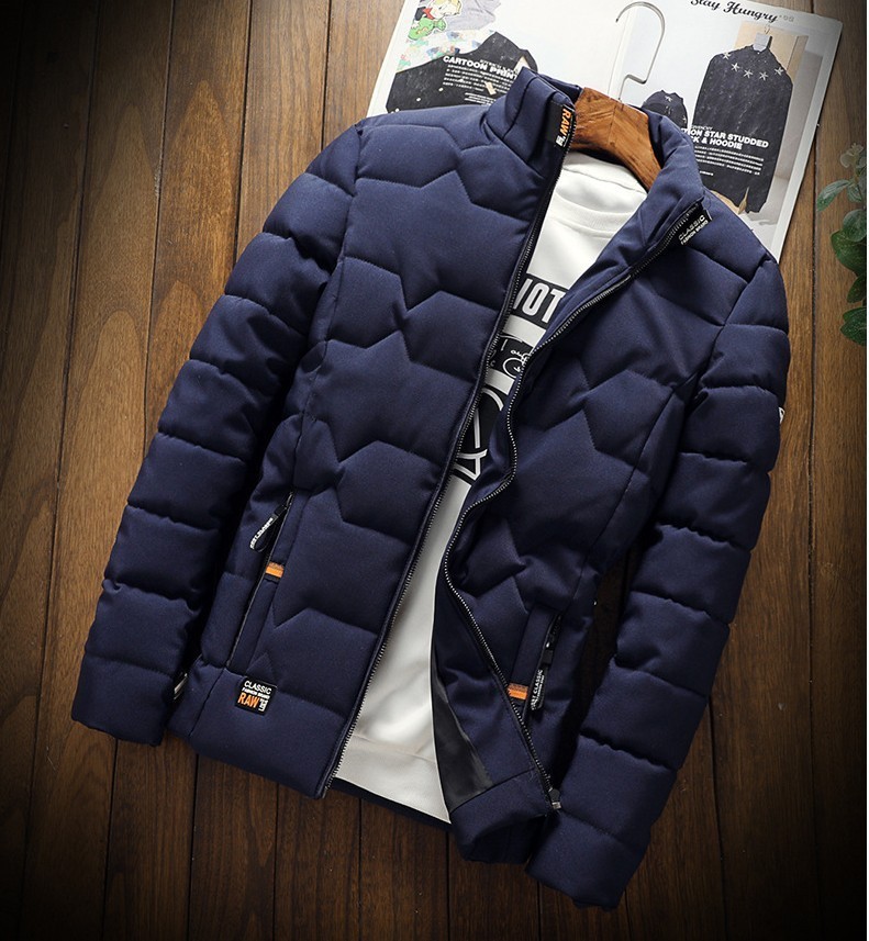 Jackets para hombres Otoño Invierno Invierno Mensor algodón Moda de algodón Fashion Casual Outdoor Coat Coat Autwear Mass Sutwear en espesor de las capas 220830