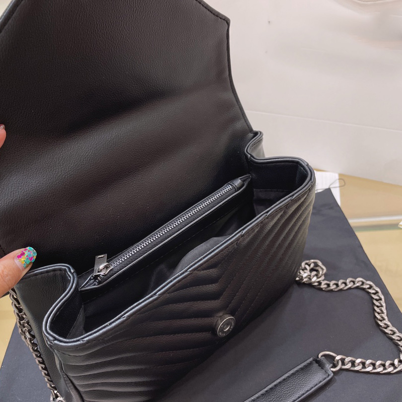 Lüks bayanlar tasarımcı deri kolejler çanta dupe kadın omuz çantaları 7a kaliteli kadın crossbody çanta 25 cm çanta kutusu femme sac lüks