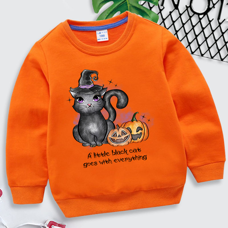 Specjalne okazje bluzy Dzieci Ubranie jesień i zimowy długi rękaw Oneclover GM Halloween Baby Boys Dziewczyny Kid Casual Cartoon Top 220830