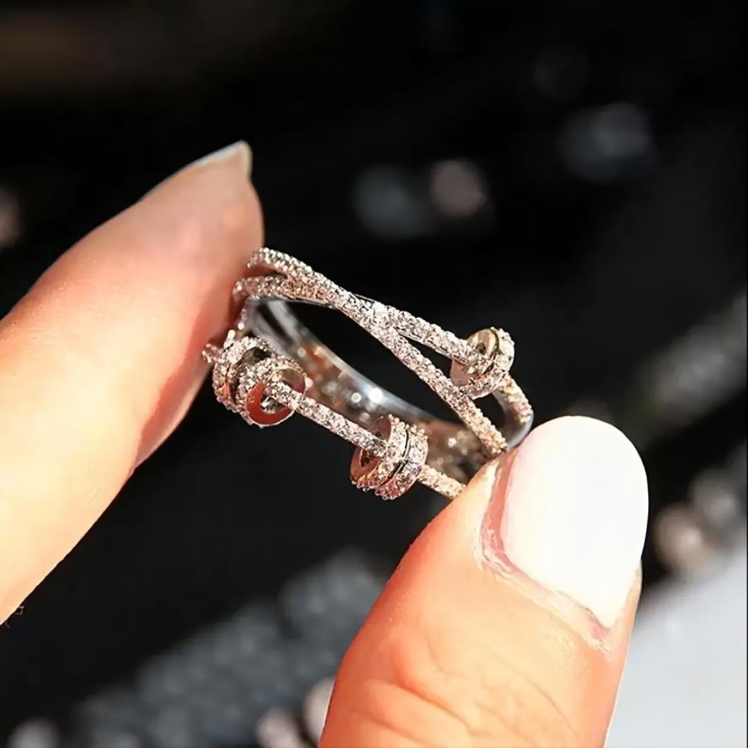 Designers rings Diamond women rings Fashion Personality popular Internet rotatable Celebrity Ring top quality good nice pretty gift
