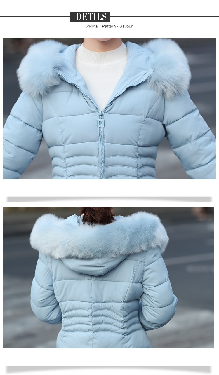 Women Down Parkas Faux Fur Winter Cotton Kurtka gruba noszenie śniegu płaszcz damski ubranie żeńskie kurtki 220830