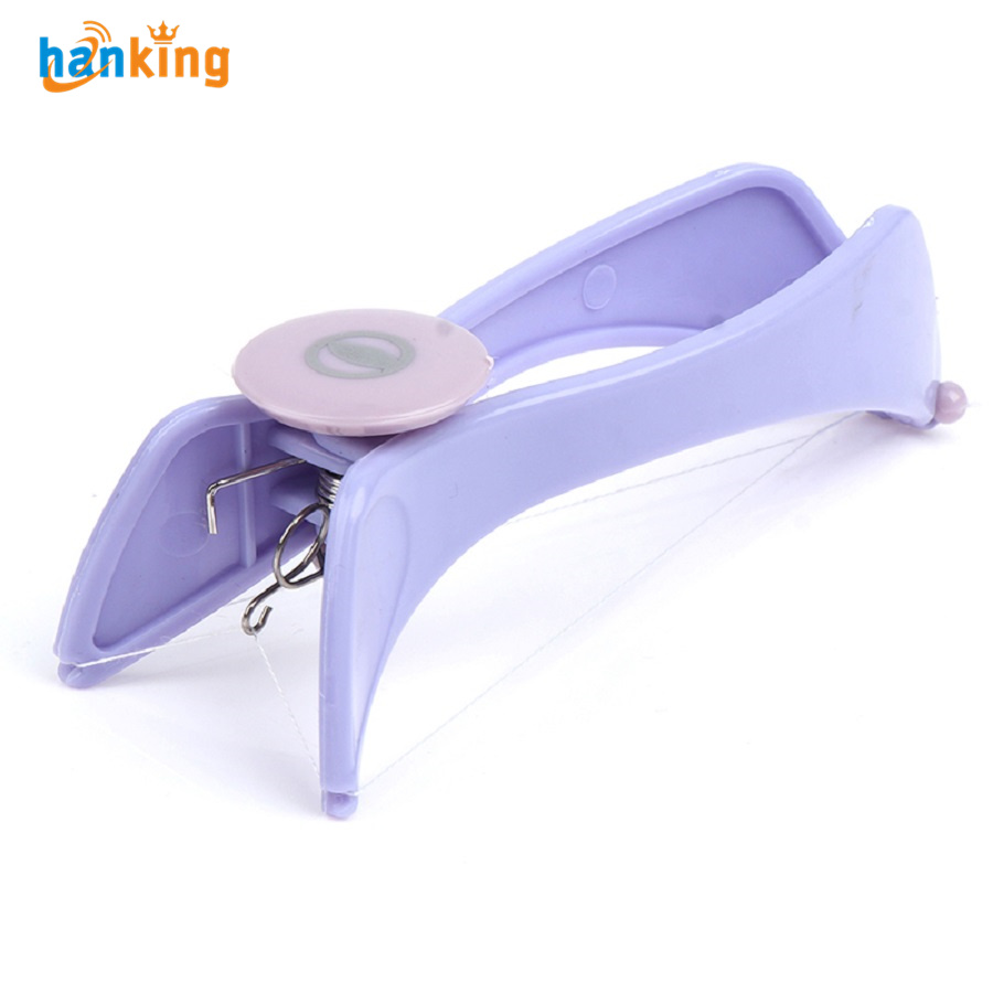 Ehanking vrouwen ontharing epilator mini gezichtshaar remover spring schroefdraad face federer voor wangen wenkbrauw diy make -up schoonheid gereedschap