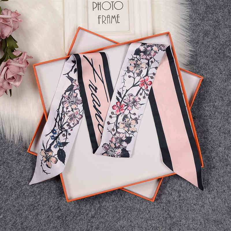 Sarongs Floral Print Brand Scarf Women Design Silk Scarf Scarf Scarves Sarves Fashion Headsed Полотенца на запястье.