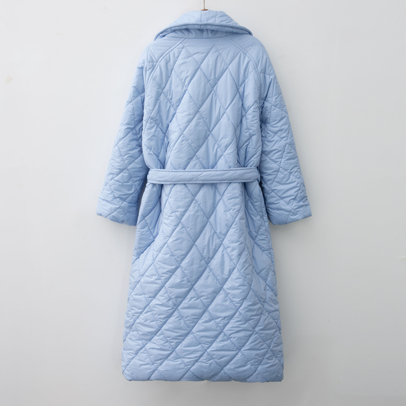 Women Down Parkas Autumn Winter Fashion Woman Puffer Płaszcz Ogółem Maxi Robe Long Parka Casual Outer odzież 220830