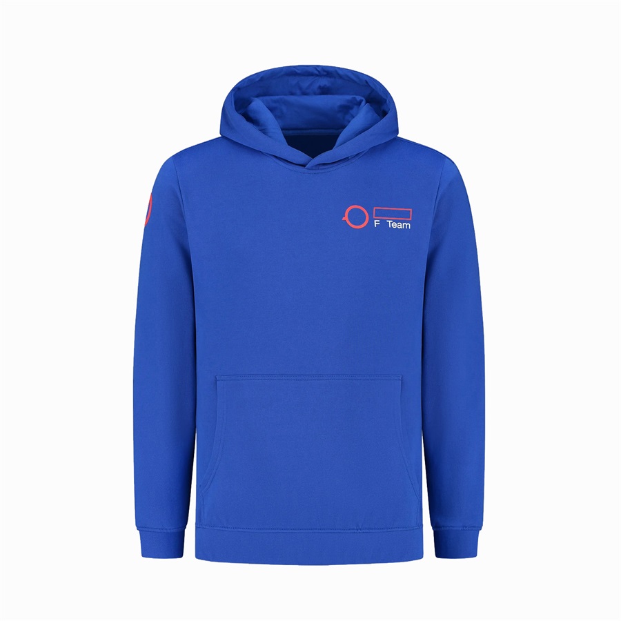 Sweat-shirt à capuche avec demi-fermeture éclair pour pilote de course de formule 1, équipe F1 2023, surdimensionné, personnalisé, printemps-automne