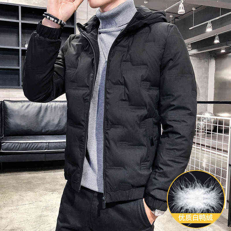 Men's Jackets Men Winter Down Hooded Slim Casual Jaquetas New Man Thicker Warm Fit Parka Winer Size 4XL L220830