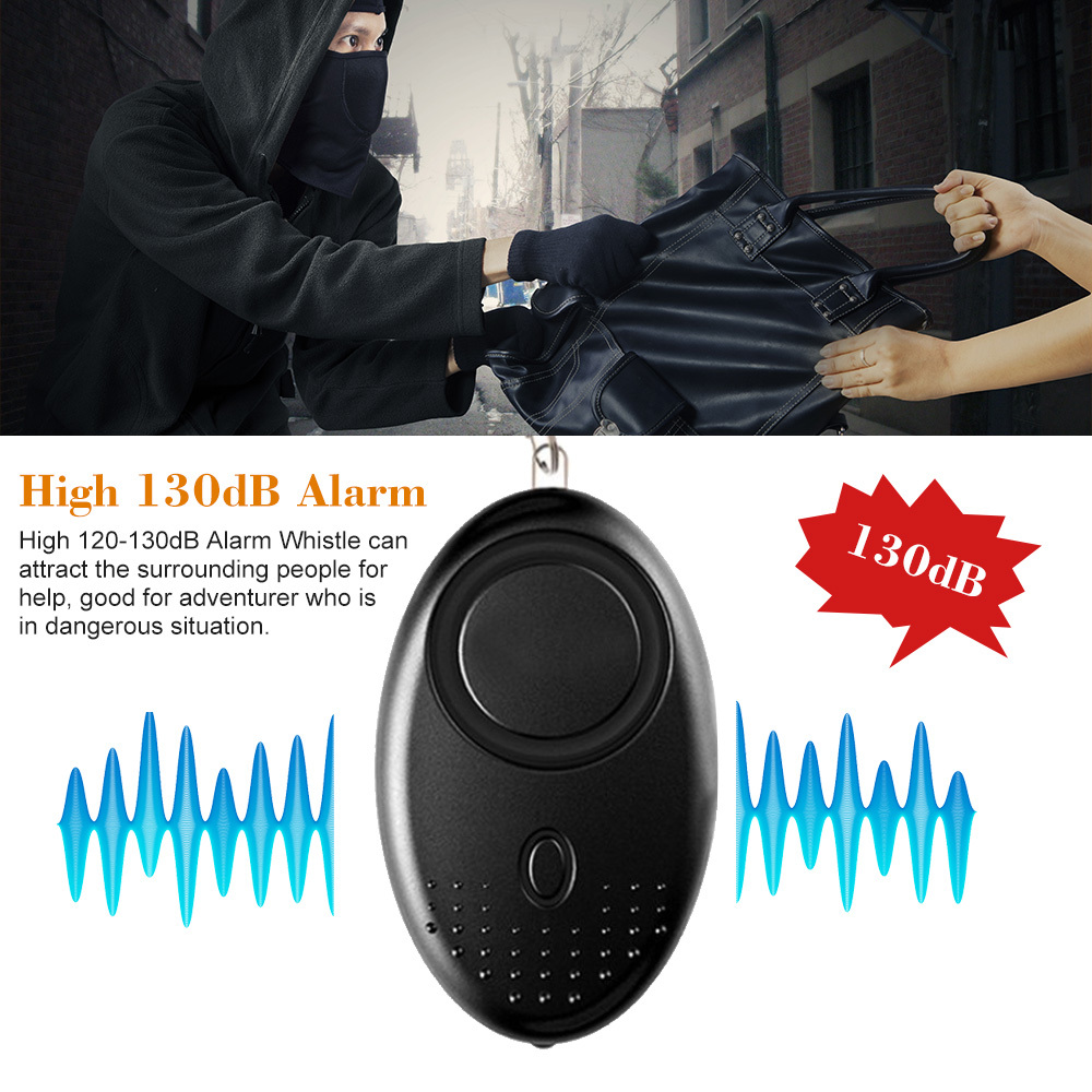 Self Defense Alarm Keychain for Women Girls Kids Security Protect Alert Personal Safety Scream Loud Sound Emergency Alarm