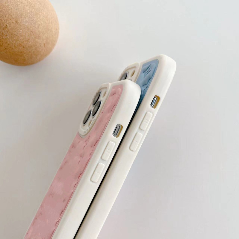 Mobiltelefonfodral iPhone 14 13 Pro Max Case Designer Case Lyxv￤skor f￶r 12 11 XR 7 8 med modehandeln