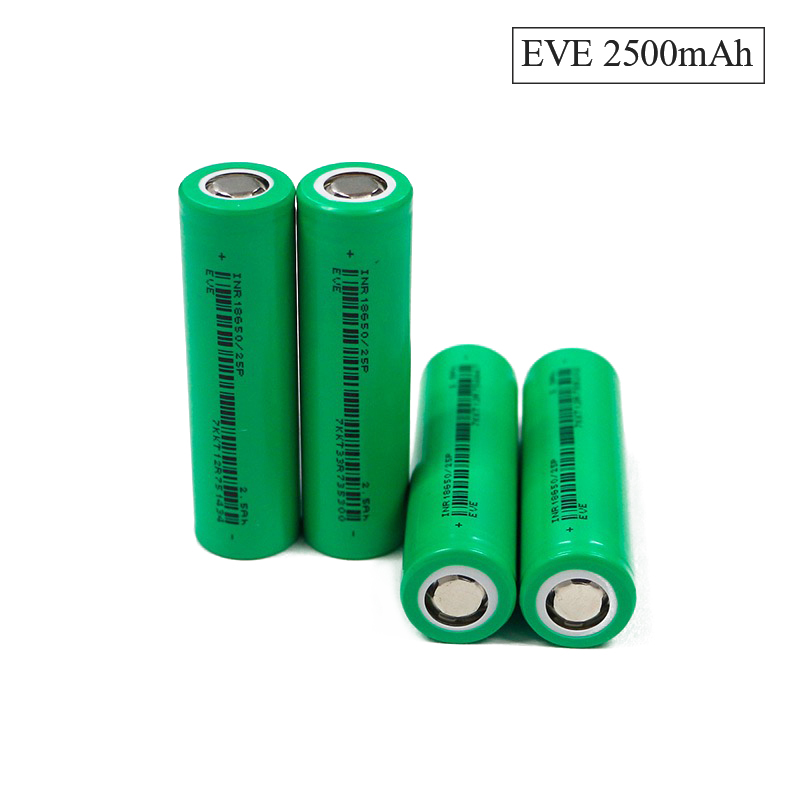 Samsung Li Ion INR 18650 INR18650-25R بطارية FST EVE CHAM Lithium Cells 3.6V 3.7V 2500MAH 9.25WH لأدوات الطاقة