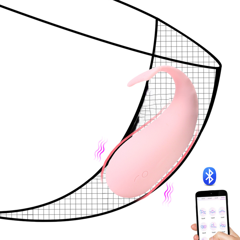 Oggs proiettili 10 modalità app vibratore wireless bluetooth controlli di controllo bluetooth giocattoli sessuali donne forma balena g spot stimolatore clitoride vibrante uovo 220831