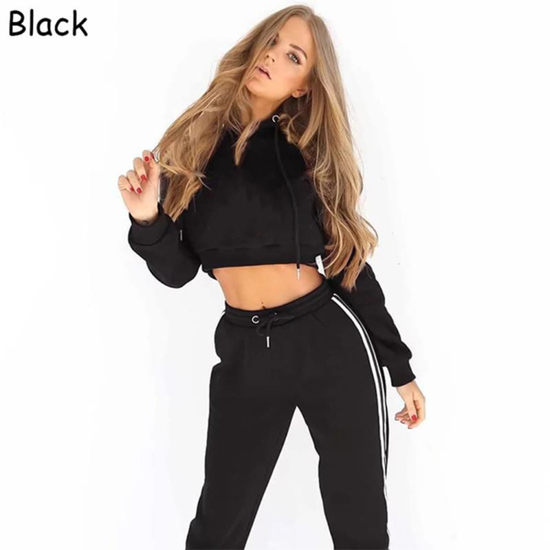 Femmes Hoodies Sweats Femmes Sweat À Capuche Court Sweat Plaine Pull À Capuche Crop Tops Sexy Casual À Manches Longues À Capuche 220831