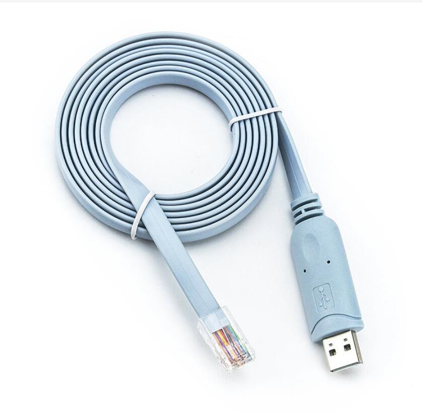 Cabos de computador Conectores Extensão RJ45 Cabo USB FT232R CHIP RS232 SHIFTER 1,8M PARA H3C Huawei Router Computador