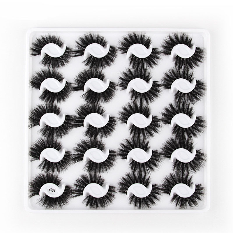 Cílios falsos grossos cílios falsos naturalmente macios e delicados feitos à mão com uma multicamada reutilizável Extensões de maquiagem de maquiagem para olhos DHL