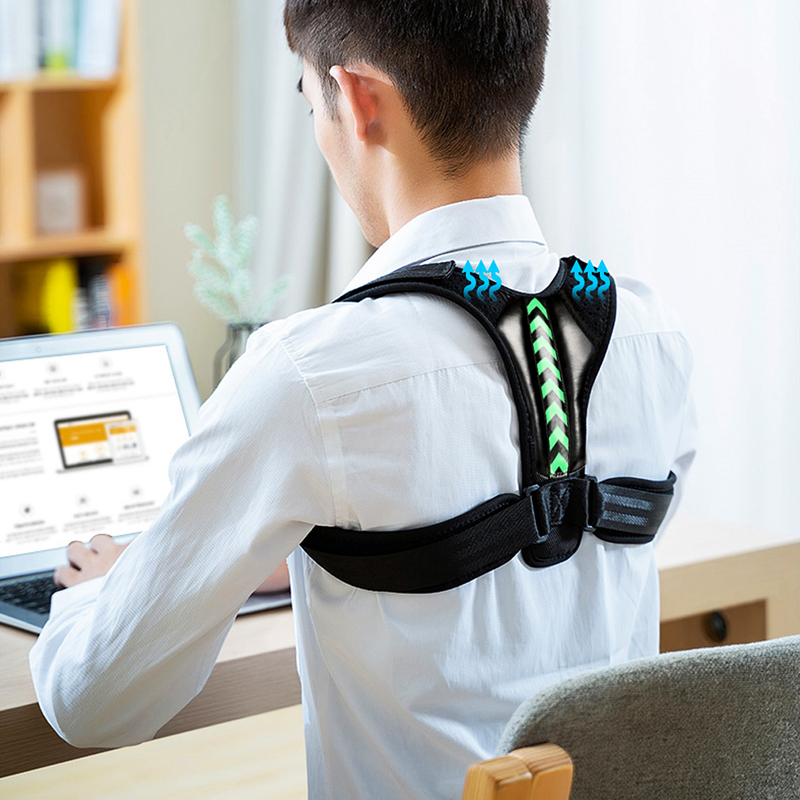 Back Support Posture Corrector Belt Justerbar CLAVICLE SPINE SKULD LUMBAR Män Kvinnor Korrigering Drop 220830