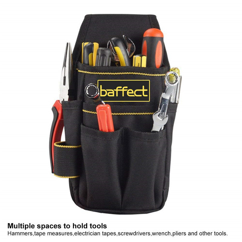 Bolsa de ferramentas Baffet 600D Oxford Belt para t￩cnico de eletricista Bolsa de bolso de cintura pequena com chave de fenda 220831