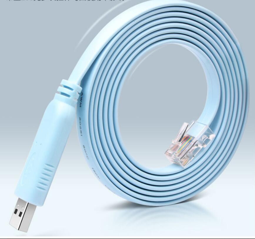 Computer Cables Connectors Extension RJ45 Console Cable USB FT232R CHIP RS232 Level Shifter 1,8 m för H3C Huawei Router Computer