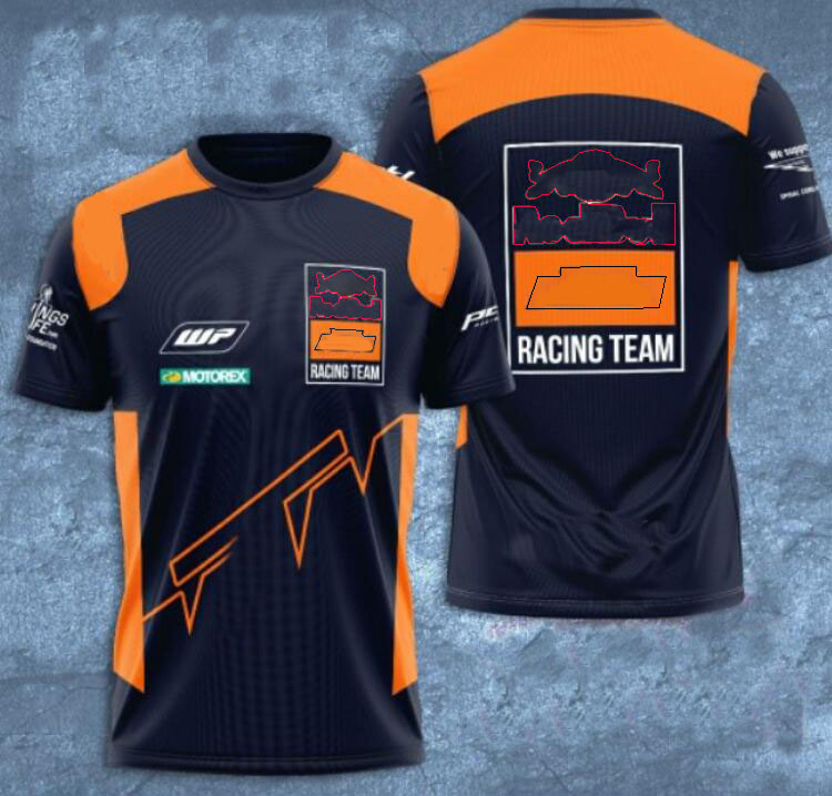 Homens camisetas Nova F1 Racing T-shirt Equipe de Verão Camisa de Manga Curta Personalizada E779