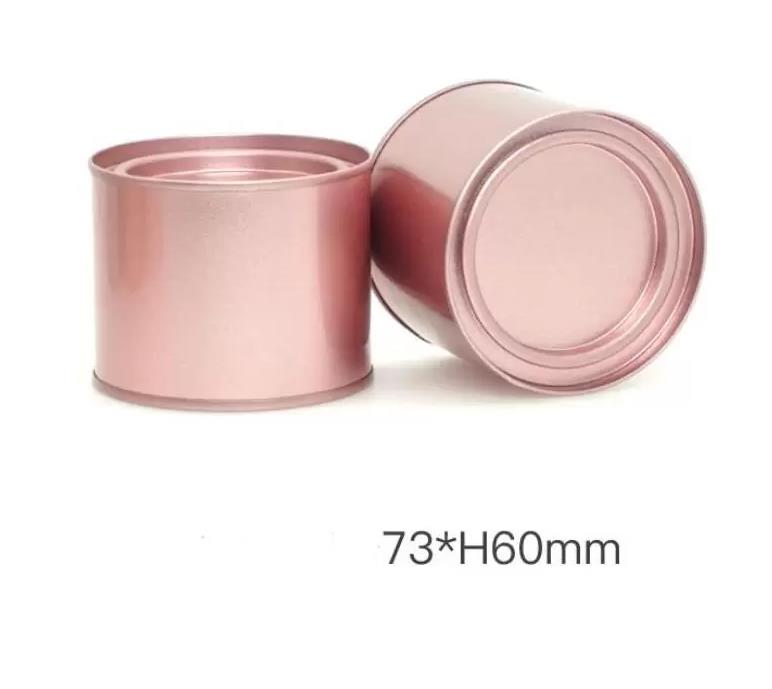 250ml Aluminum Can Tin Coffee tea Packaging Jar Lip Balm Container Empty Candle Jars Metal Cream Pot Box SN4113