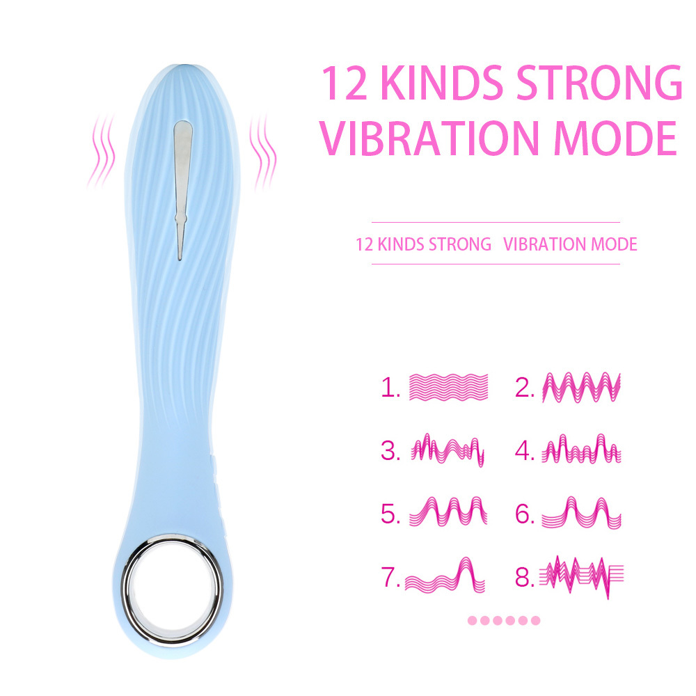 Skönhetsartiklar 12 Frekvens Electric Shocker Pulse Dildo Vibrator Kvinnlig Masturbator G-Spot Vibration Bullets Vuxna Sexiga leksaker för kvinna