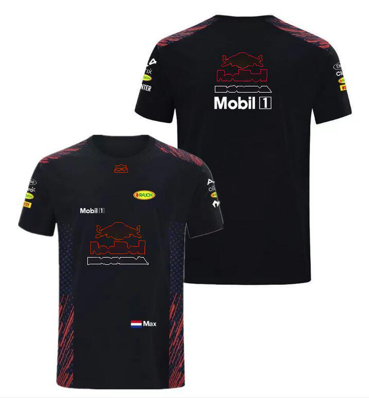 Nova camisa de manga curta da equipe de corrida de F1 com o mesmo costume