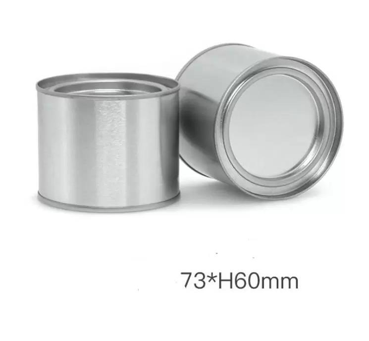 250 ml aluminium pudełko pudełko na herbatę herbaty słoika na wargi balsam pusty świeca słoika metalowa kremowa pudełko na garnek sn6763