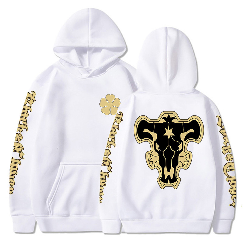 Mens Hoodies Sweatshirts Anime Black Clover Black Bulls Squad Emblem Hoodies Yami Asta Magic Knights Sweatshirts Tops Pullovers Sudadera felpa moletom 220831