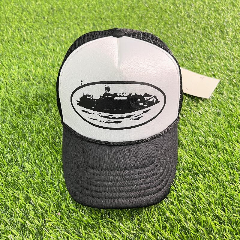 Шляпа Trucker Ship вышит на печатные шарики солнцезащитные шляпы Unisex Fashion Hip Hop Cap1502330