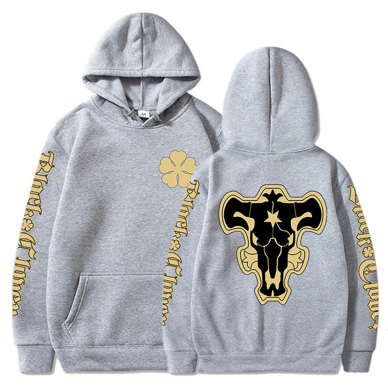 Herren Hoodies Sweatshirts Anime Black Clover Black Bulls Squad Emblem Hoodies Yami Asta Magic Knights Sweatshirts Tops Pullover Sudadera felpa moletom 220831