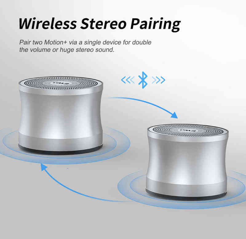 Alto-falantes portáteis EWA A109 TWS Bluetooth Speaker Metal Portable Music Speakers com Aux-in Micro SD Microfone sem mãos para caixa de som em casa T220831