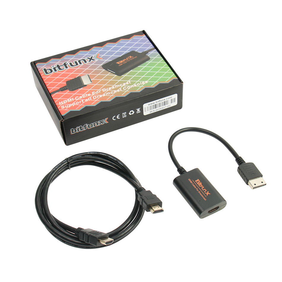 Адаптер кабелей HDTV для поддержки консоли Dreamcast Dreamcast NTSC 480i 480p PAL HD-Link Cable Dongle