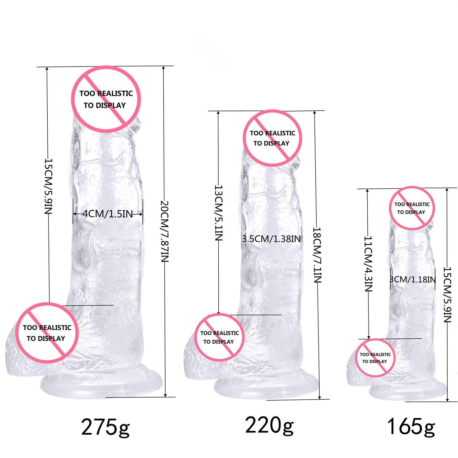 Articles de beauté Nouveau cristal transparent couleur phallus masturbateur féminin produits pour adultes passion orgasme