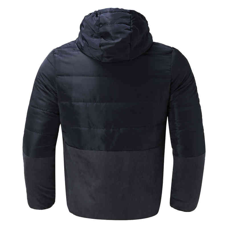 Men's Jackets Men Autumn And Winter Patchwork Long Sleeve Hooded Zipper Solid Warm L220830