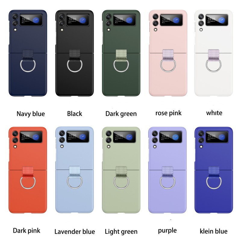 Cell Phone Cases Applicable to zflip4 multi-color zflip3 folding personalized creative ring fall protection sleeve