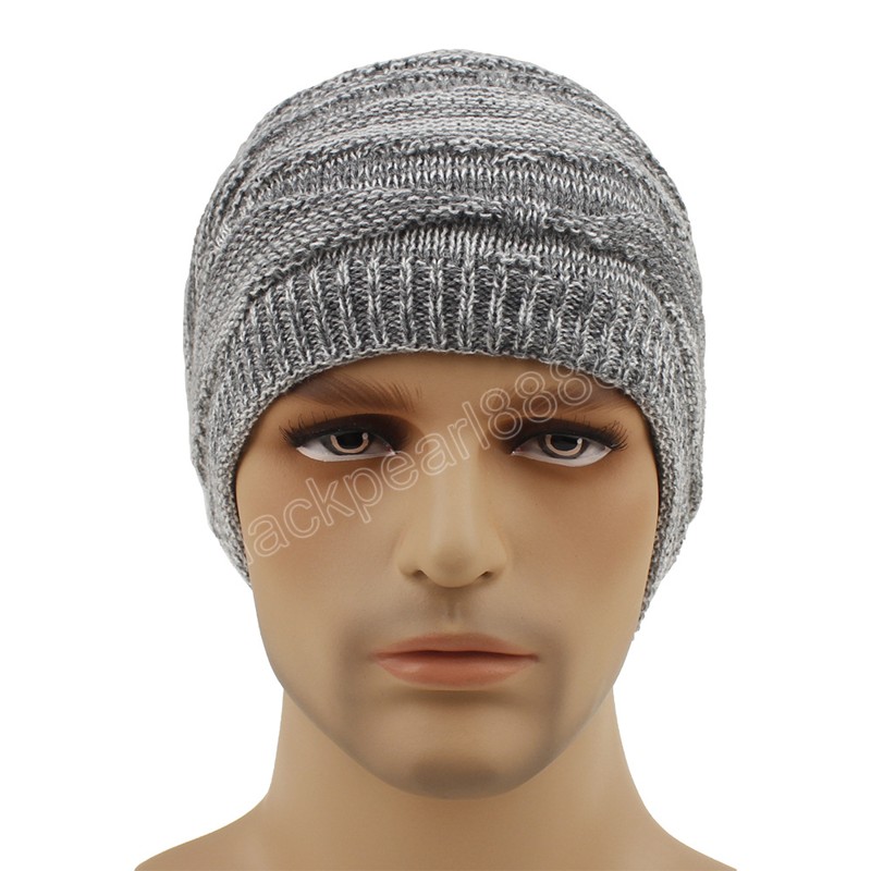 Automne Hiver Adulte Salouchy Bamans chapeau tricoté Femmes Men Double couche Skullies Caps Chapeaux pour filles