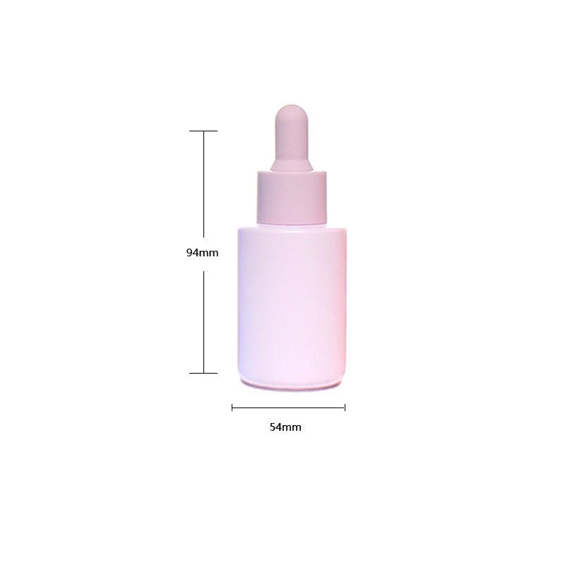 Bouteilles d'huile essentielle en verre de 30 ml avec pipette compte-gouttes Bouteille de sérum rechargeable colorée de 1 oz